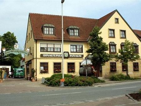 Brauerei Gasthof Kraus Hirschaid Zewnętrze zdjęcie
